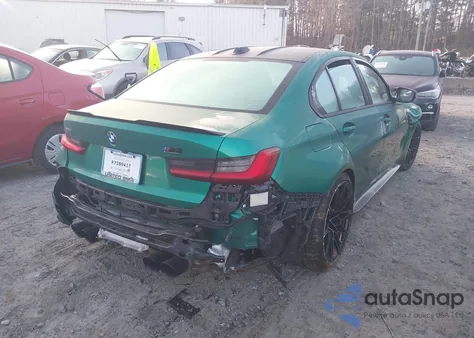 2024 BMW M3 Competition xDrive z USA, uszkodzony, nr VIN WBS43AY01RFS41684